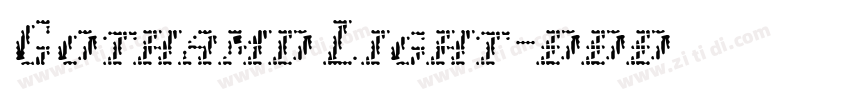 Gothamd Light字体转换 Gothamd Light字体转换